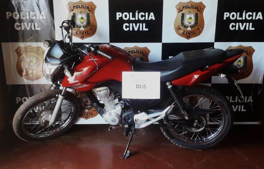 MOTO ROUBADA EM MACAPÁ É RECUPERADA PELA POLÍCIA CIVIL EM SANTANA